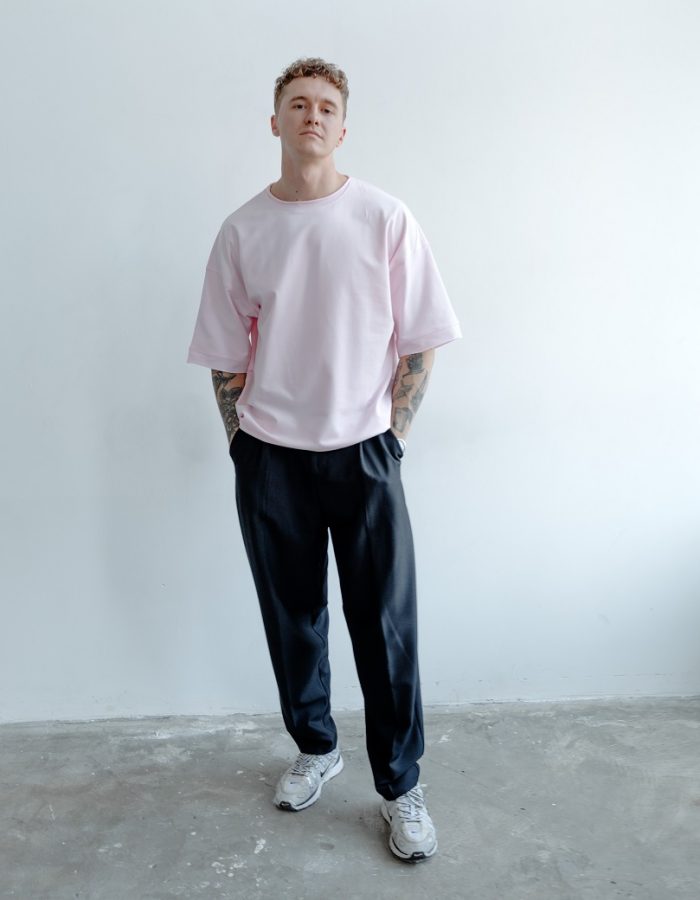 Футболка мужская Розовая